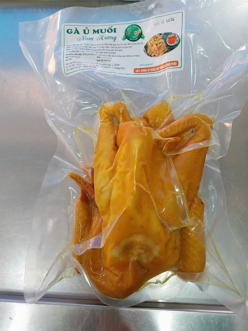 gà ủ muối